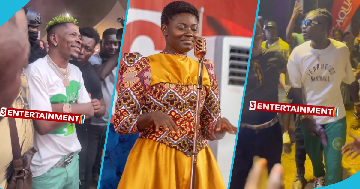 Kuami Eugene, Shatta Wale and many GH celebs supporting Afua Asantewaa on day 2 of the GWR sing-a-thon