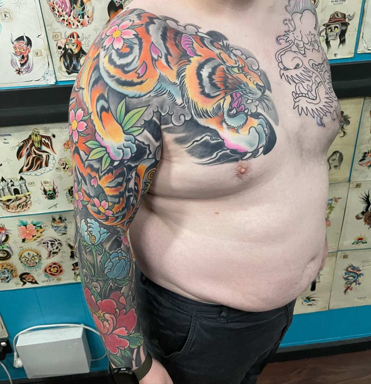 Tattoo uploaded by Derek Dufresne  Japanese tiger tattoo  Tattoodo