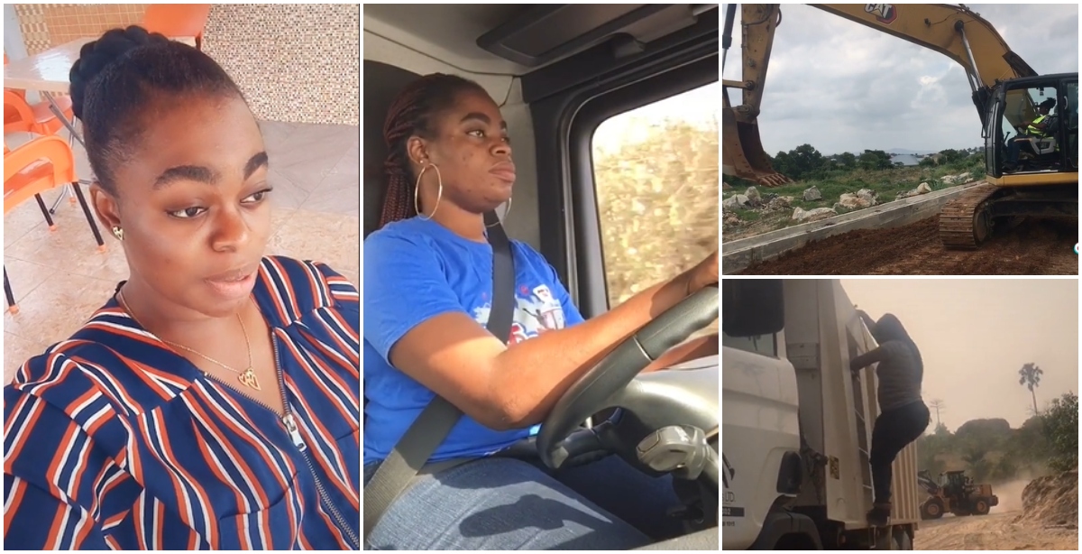 Grace Tivlyn Adomako Asamoah, a heavy-duty driver