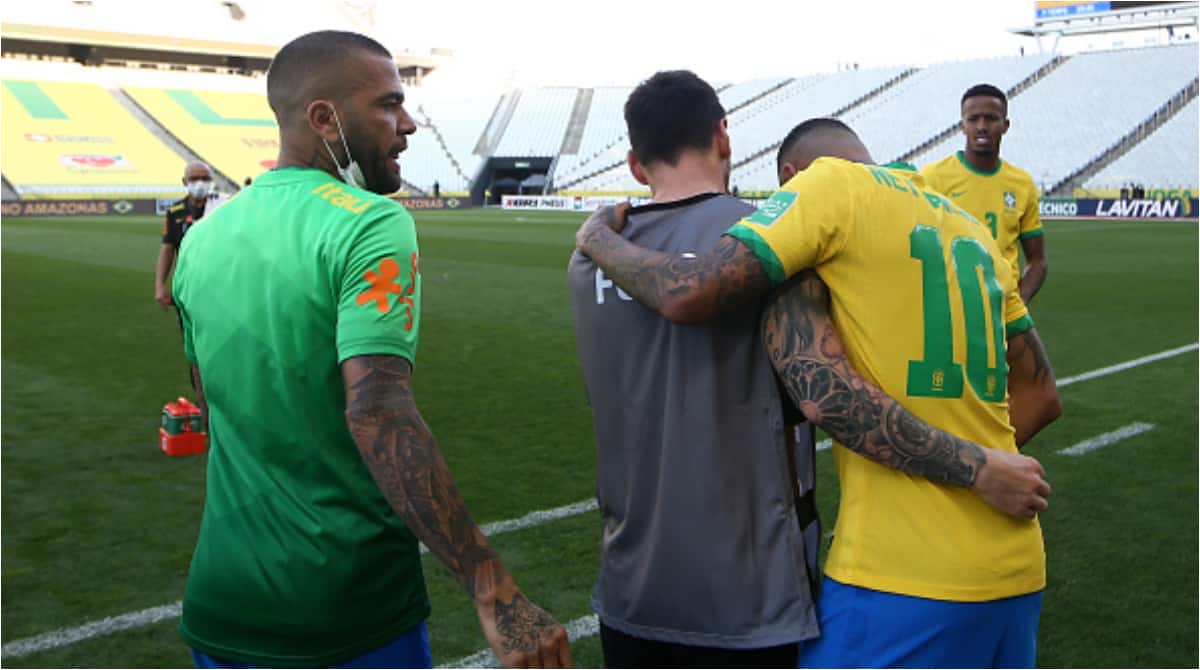 Barcelona Legends Lionel Messi and Davi Alves Reunite Despite Brazil vs Argentina Fracas