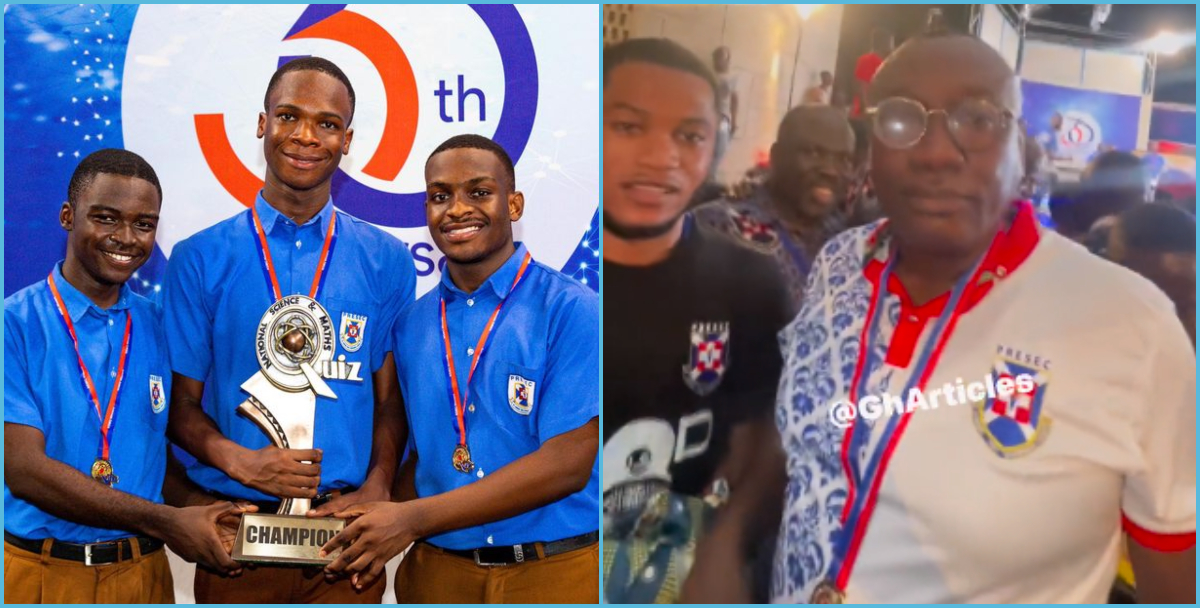 Pesec: Ofori Sarpong reveals ambition of alma mater to win ten NSMQ titles, video goes viral