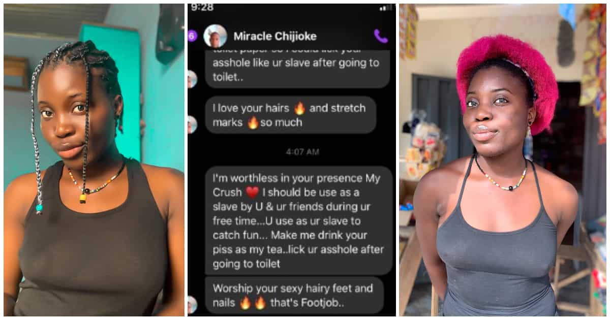 Cindy Umeh, Nigerian lady leaks man's private chats