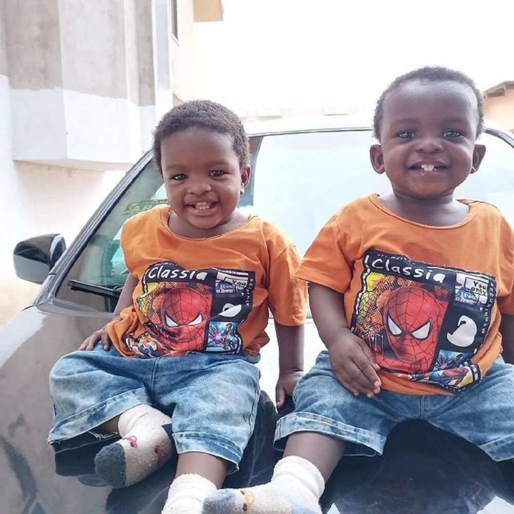 Clemento Suarez Twins: Photo of Comedian’s twin sons get Ghanaians Talking