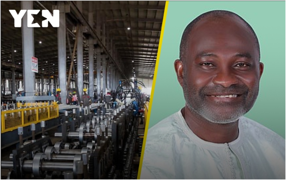 Video of Ken Agyapong's massive steel factory emerges after losing NPP presidential primary