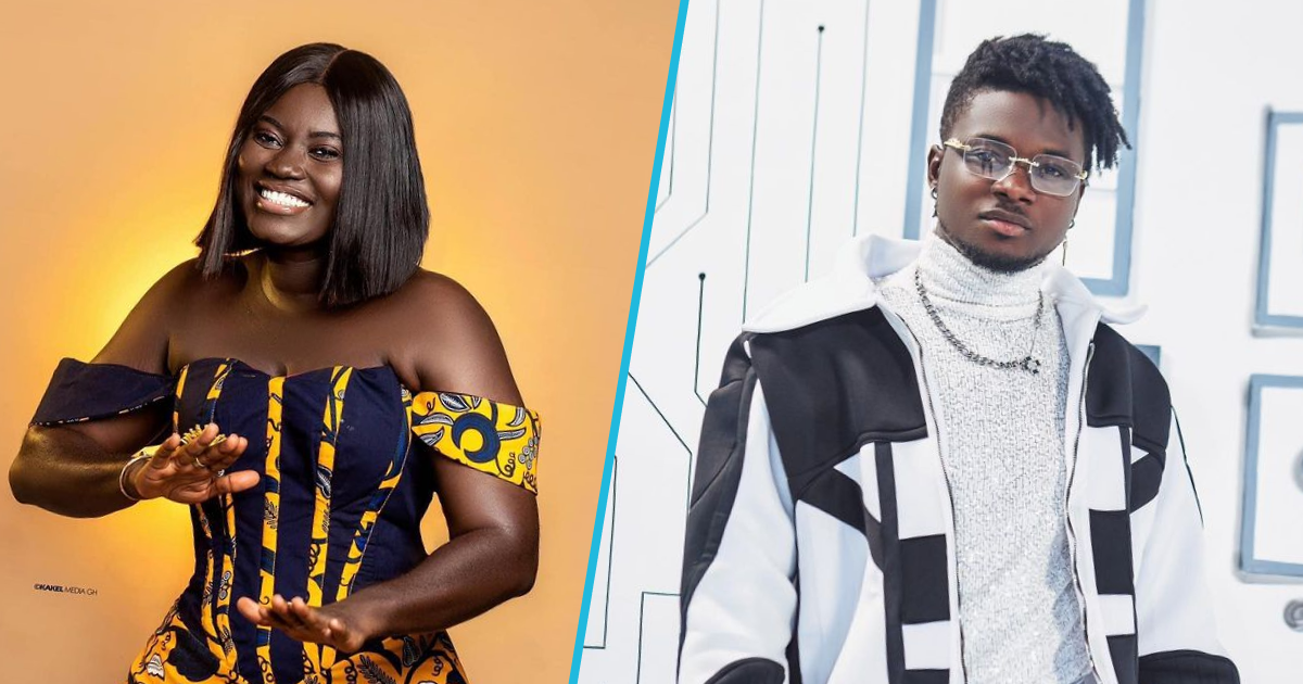 Afua Asantewaa says Kuami Eugene is her crush, video sparks debate on social media: "You're a married woman"