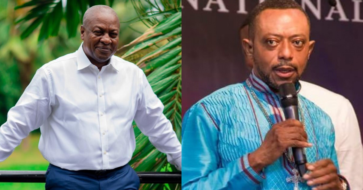 Mahama: NDC Flagbearer Consoles Rev. Owusu Bempah’s wife After his Arrest; Disapproves of his Arrest