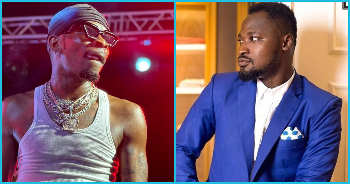 Shatta Wale weighs in on Funny Face's accident, says comedian's problem is not only marital