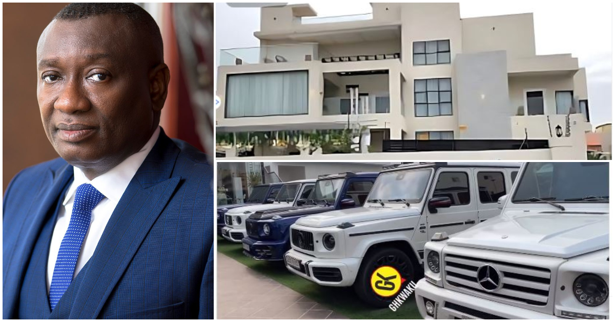 Sneak peek inside Dr Ofori Sarpong's magnificent mansion full of many luxury cars