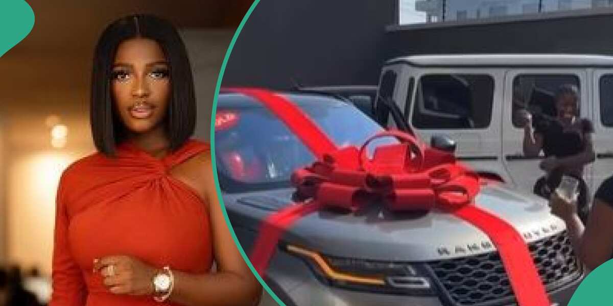 Hilda Baci acquires posh Range Rover on her 28th birthday, viral video stirs reactions