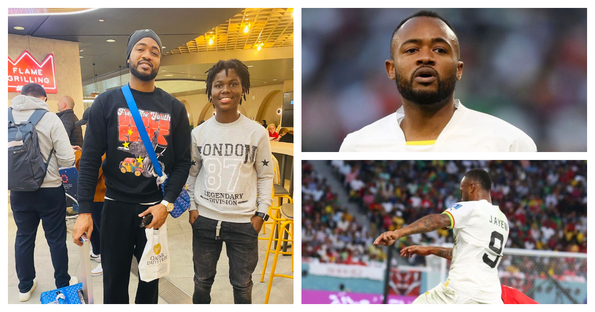 Black Stars player Jordan Ayew spotted in recycled Balenciaga sneakers after Ghana's exit from the 2022 World Cup