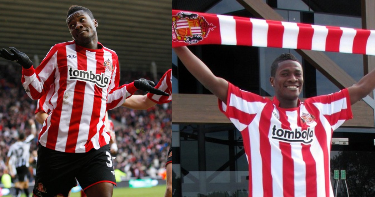 Asamoah Gyan reacts to video celebrating his 11th anniversary since joining Sunderland