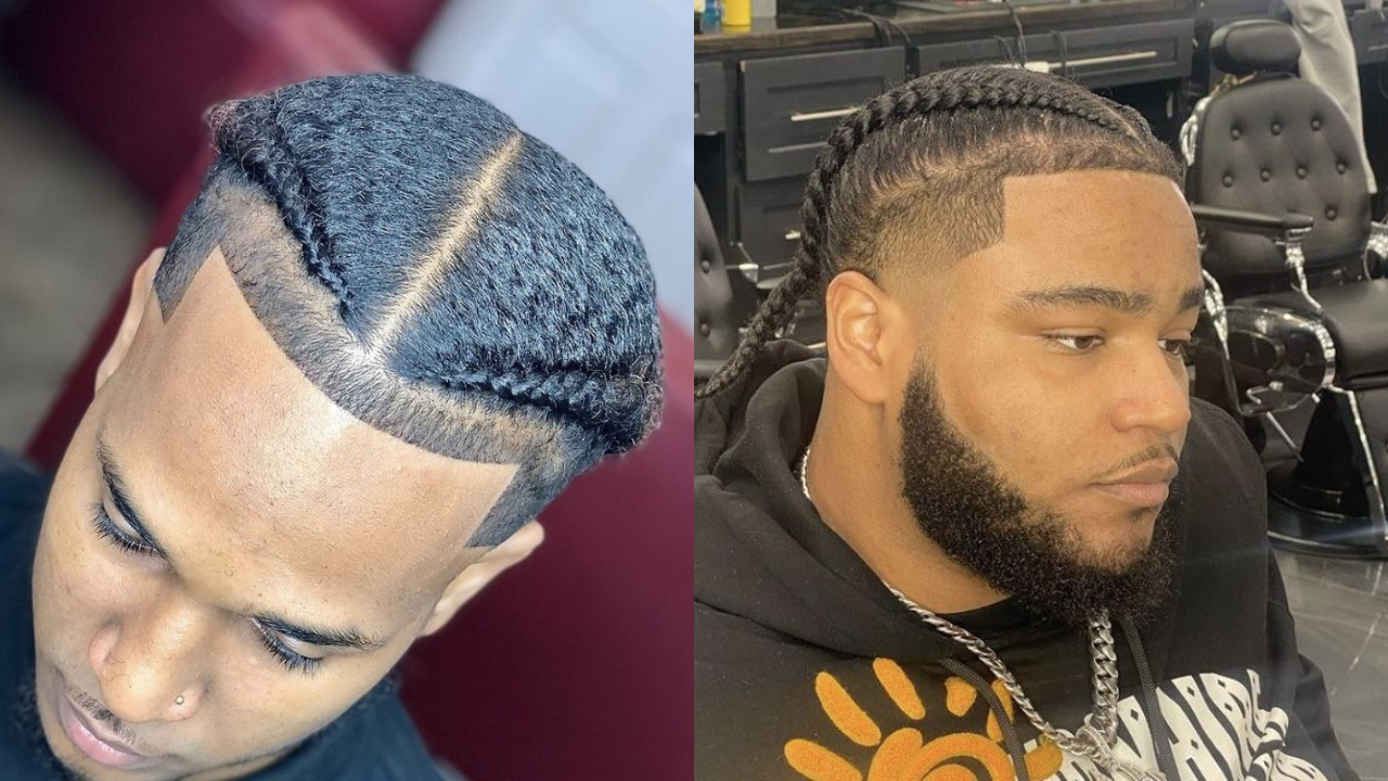 Neat cut with braided style