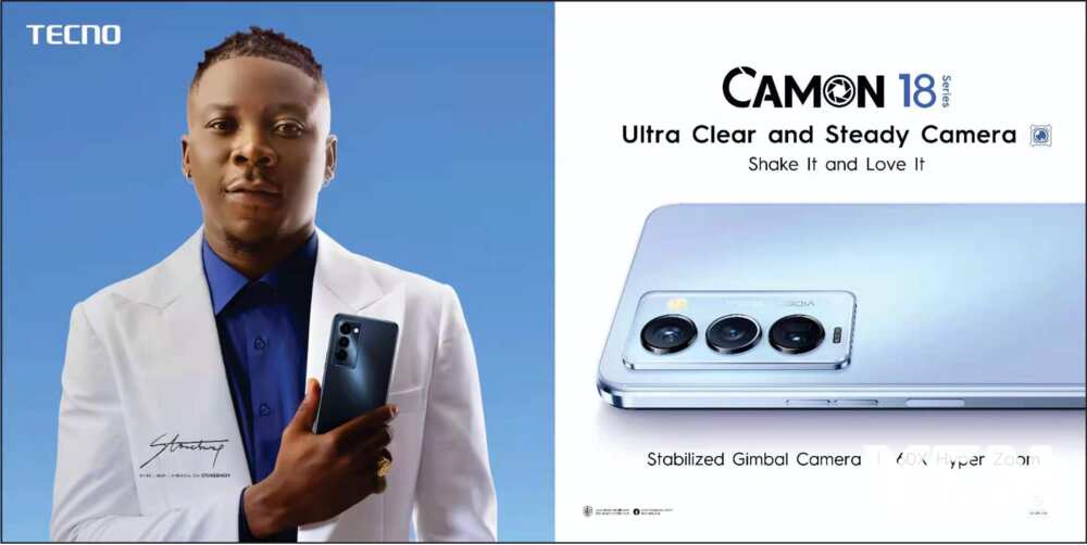 TECNO launches ultra clear and steady Gimbal camera phone - Camon 18 series