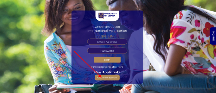 University of Ghana admission