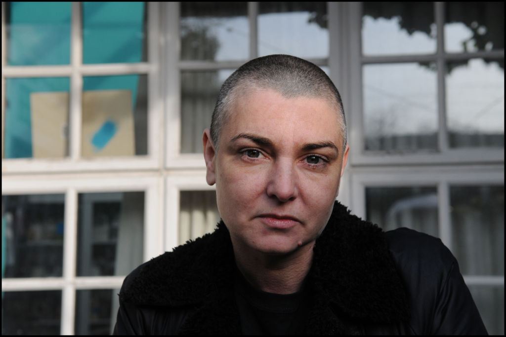 80s artist Sinead O'Connor at her home in County Wicklow, Republic Of Ireland.