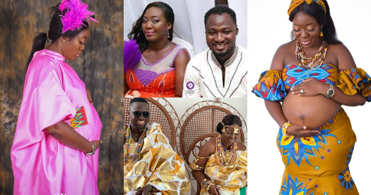 Funny Face's ex-wife welcomes 1st child with her new husband, drops beautiful baby bump photos