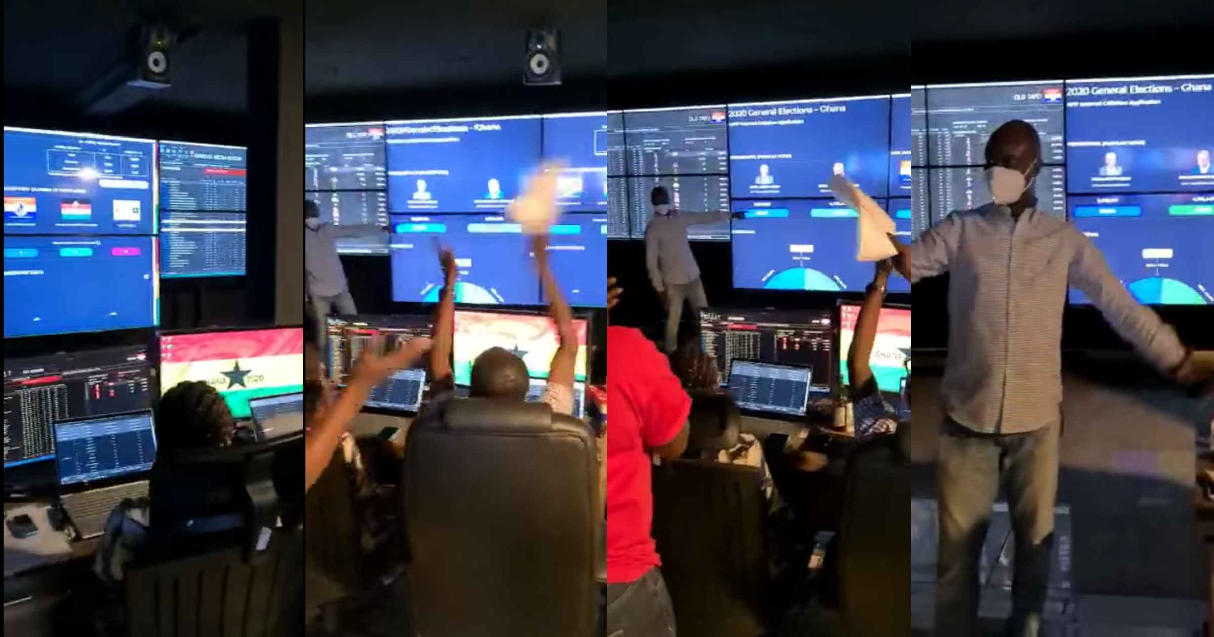 Election 2020: Video shows jubilation at NPP's strongroom