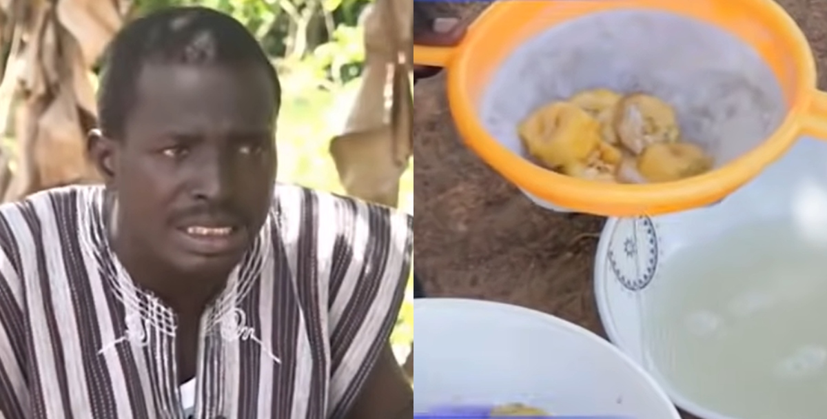Meet genius Ghanaian man who uses plantain to make pizza, shower gel & 8 other products