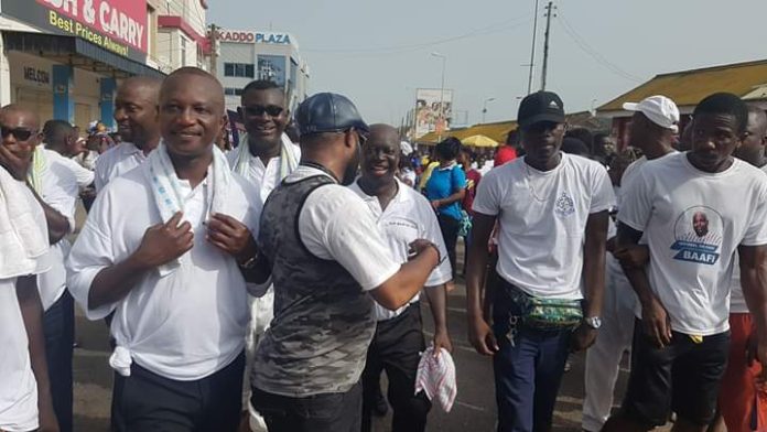 Kwesi Appiah spotted at NPP health walk (Photo)
