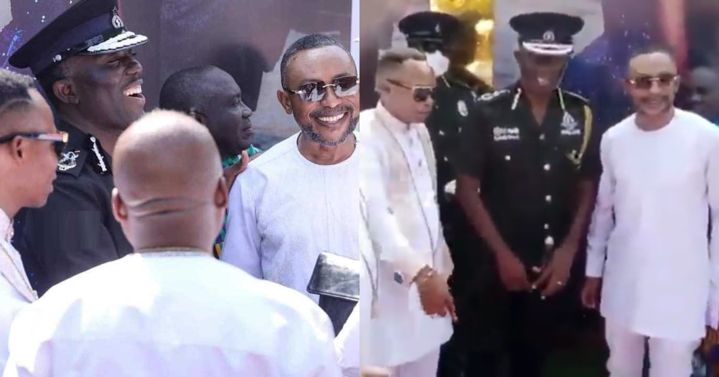 Video drops as Owusu Bempah and IGP Dampare meet for the 1st time after he 'locked' him up
