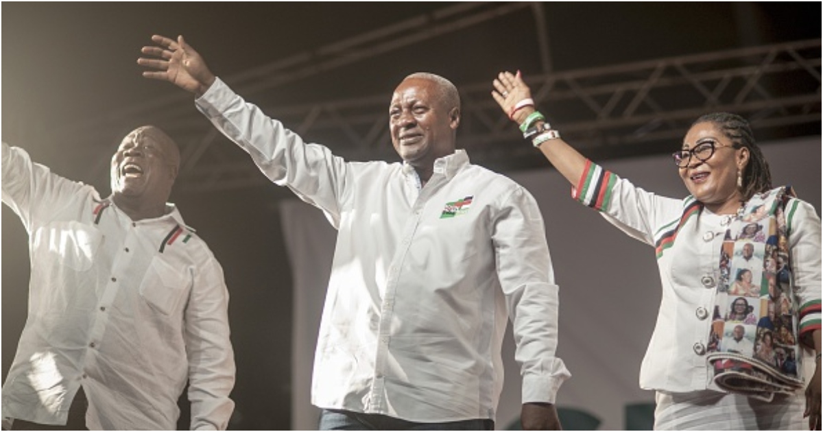Mahama failed to retain the seat as president in 2016.