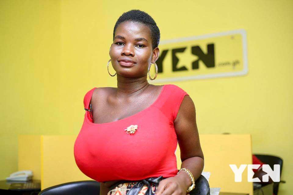 Meet Pamela Watara, the 21-year-old Ghanaian model with the largest & heaviest 'melons'