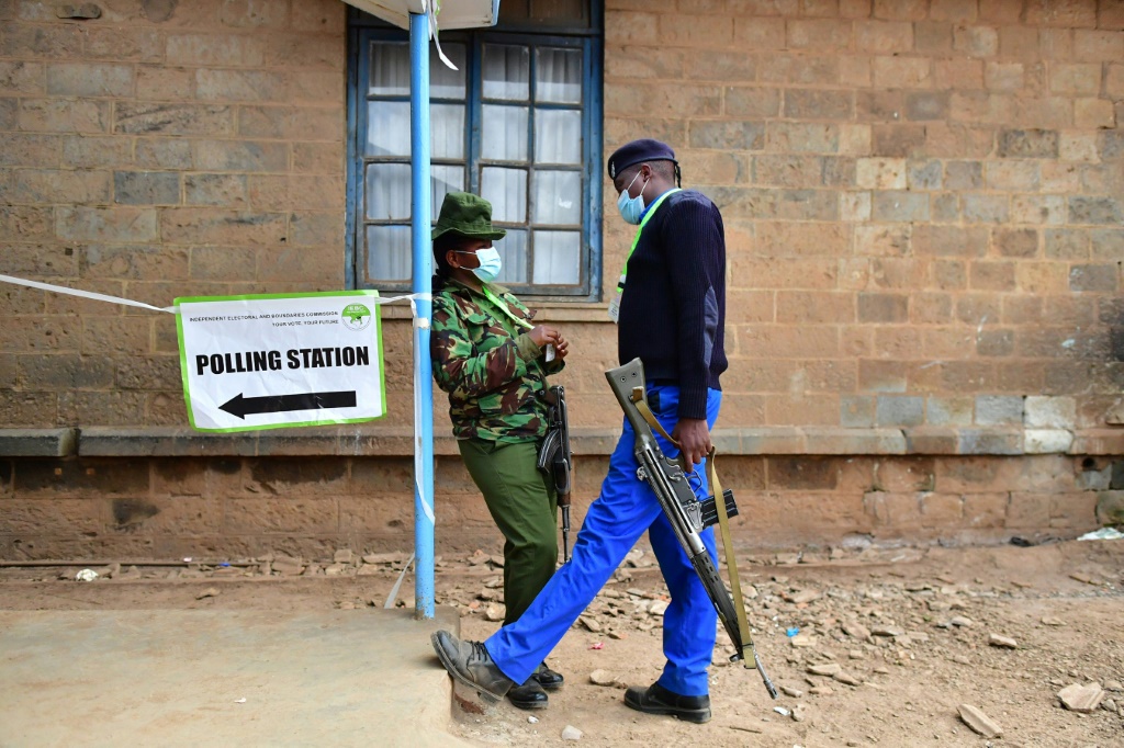 Police said the electoral process had largely been calm and peaceful