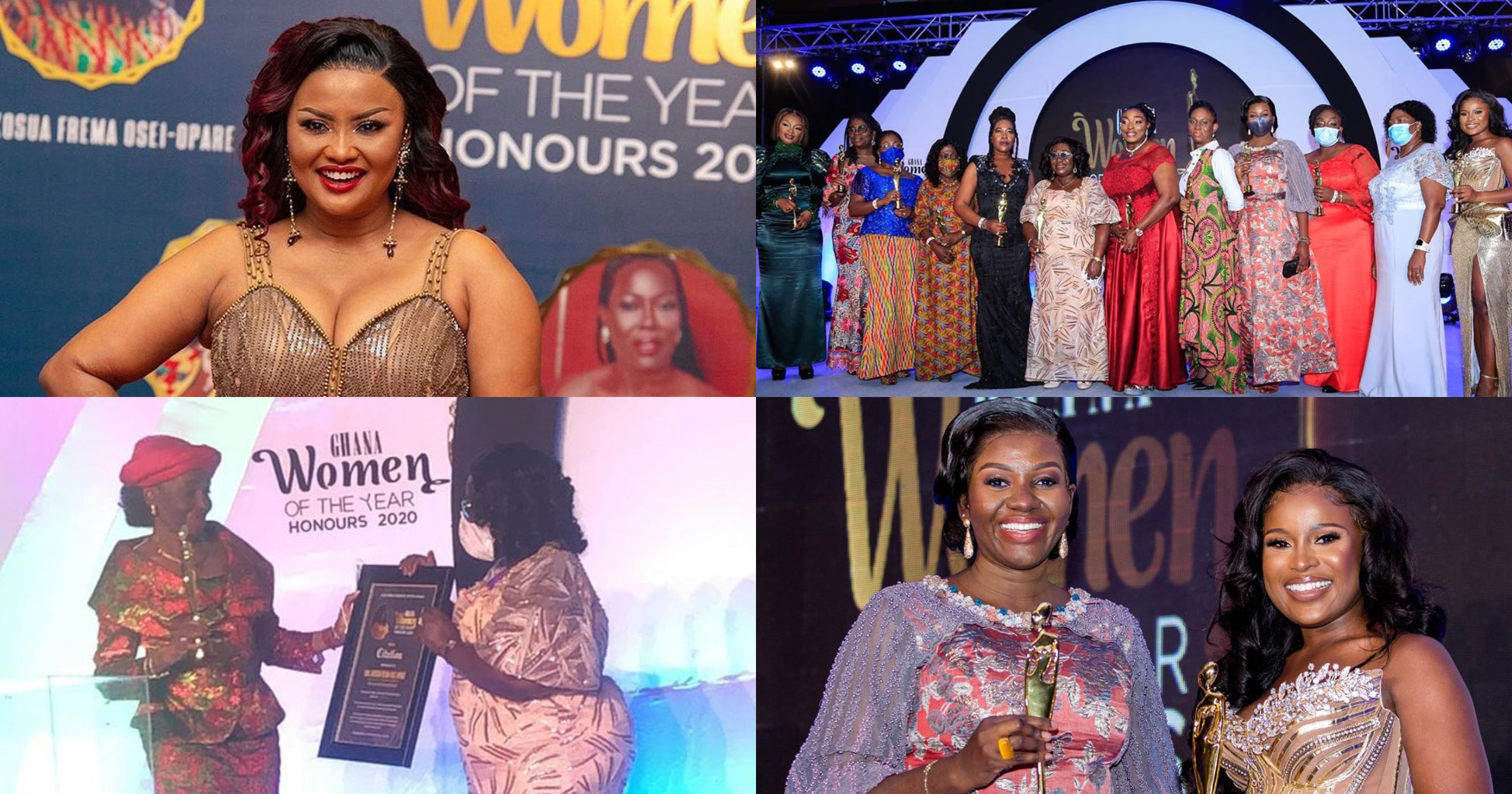 McBrown, Berla Mundi, Frema Opare, others honoured at Ghana Women Of The Year Honours 2020