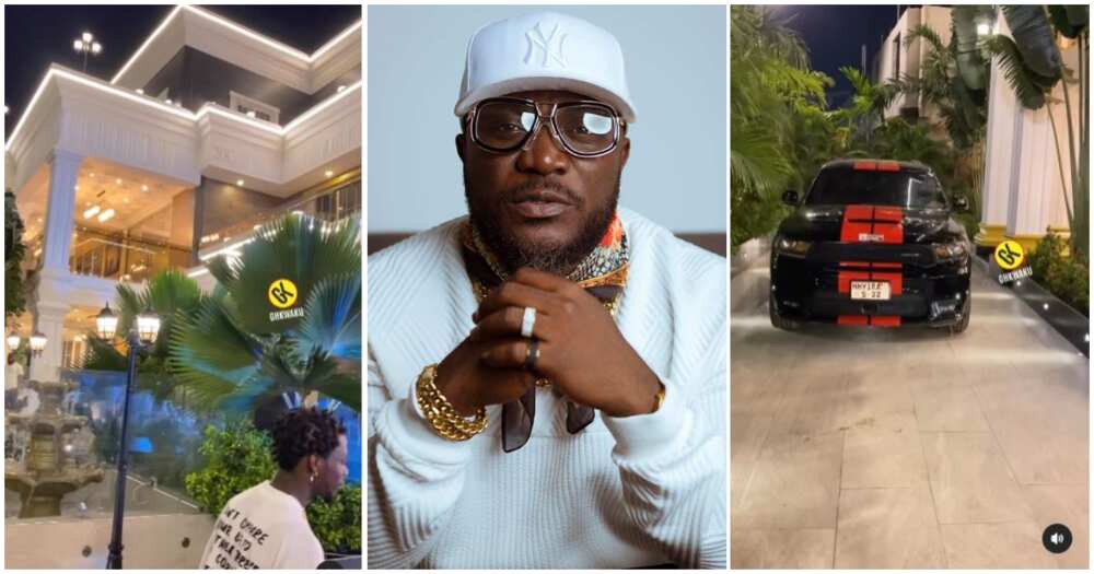 Nhyiraba Kojo holds an annual party at his plush mansion in Accra