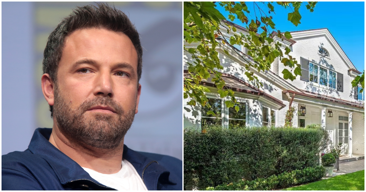 Ben Affleck (left) puts his house on the market for $30 million