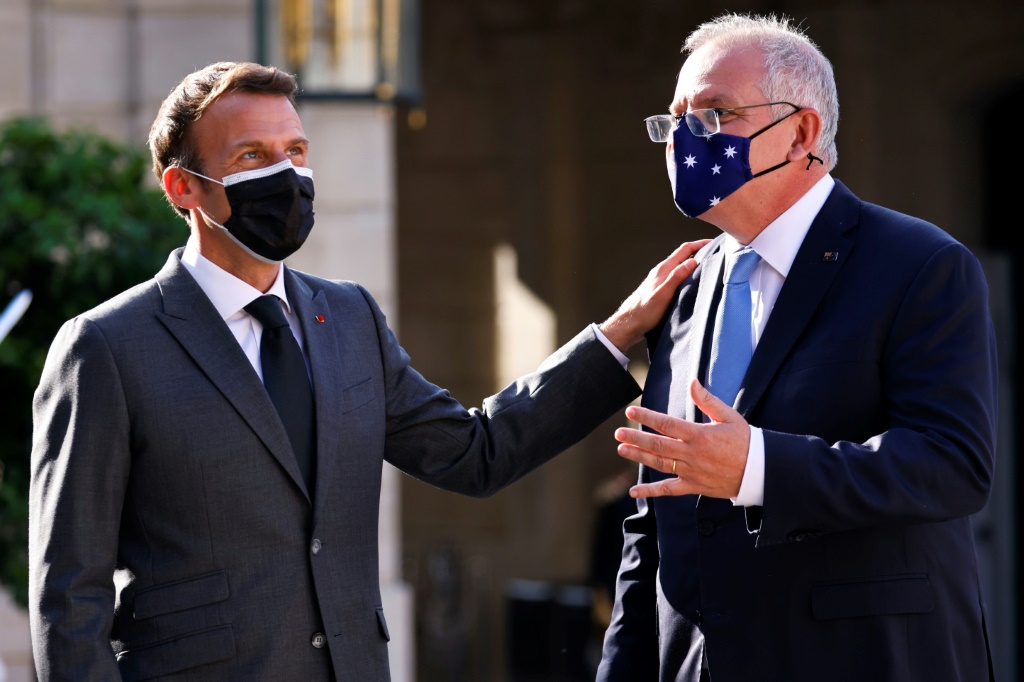 Macron had hosted Morrison at the Elysee in June 2021 with French officials saying they were given no inkling even in private of what was to come