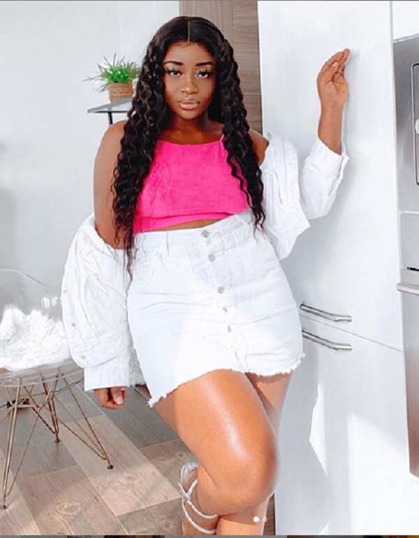 Meet Erica Emefa the curvy Ghanaian lover of popular Nigerian blogger Tunde Ednut (photos)