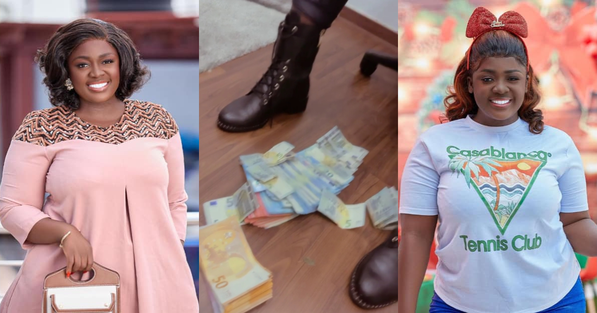 Video of Tracey Boakye counting plenty Euros in Germany inspires many