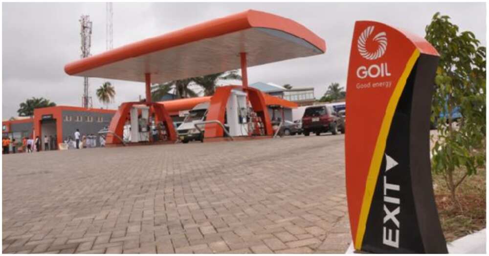 A picture of Goil fuel station
