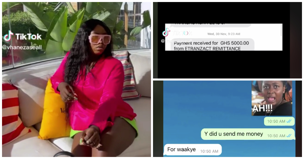 Photos from video posted by Ghanaian lady with rich boyfriend