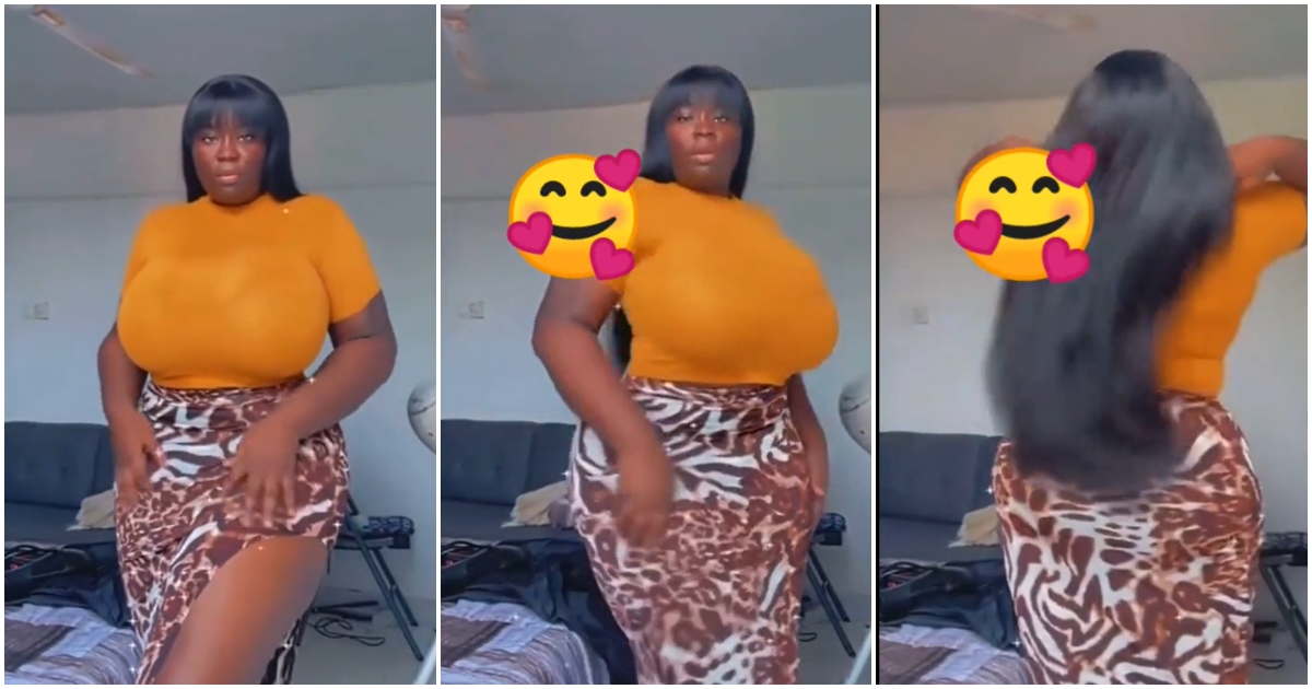Maame Serwaa actress flaunting her curves