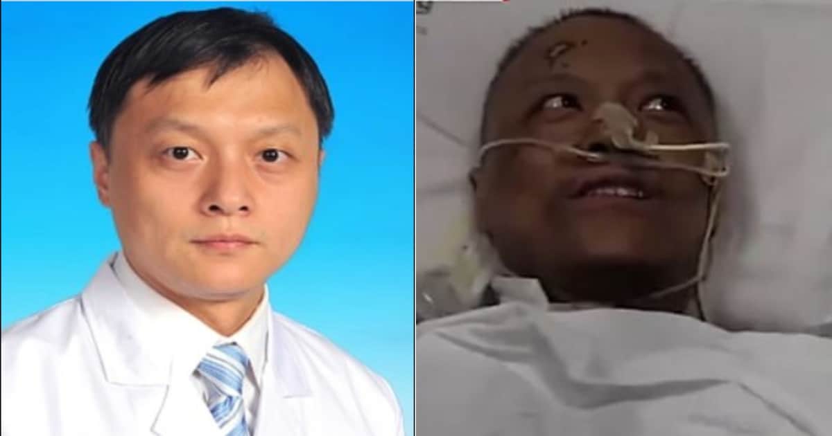 Chinese doctors who slipped into coma due to COVID-19 wake up with dark skin