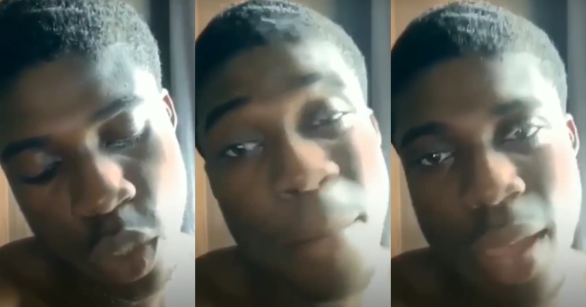 Sika nu ashi: Man cries after beard spray he bought did not produce results; video drops