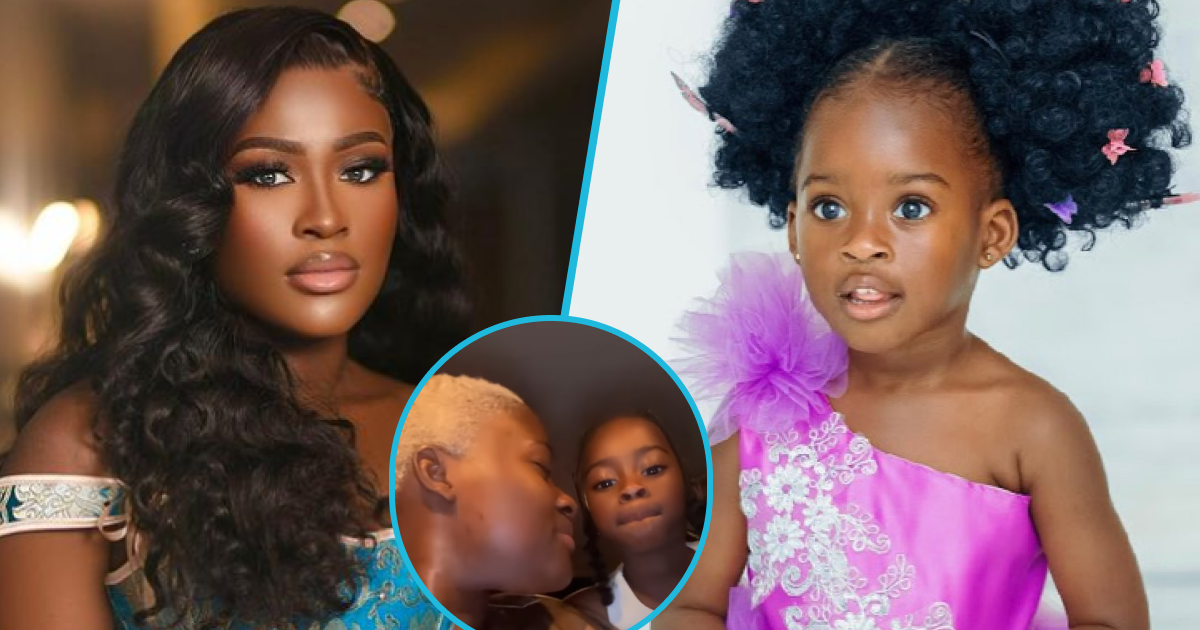 Fella Makafui: Actress and her daughter Island Frimpong bond in cute video: “My heartbeat”