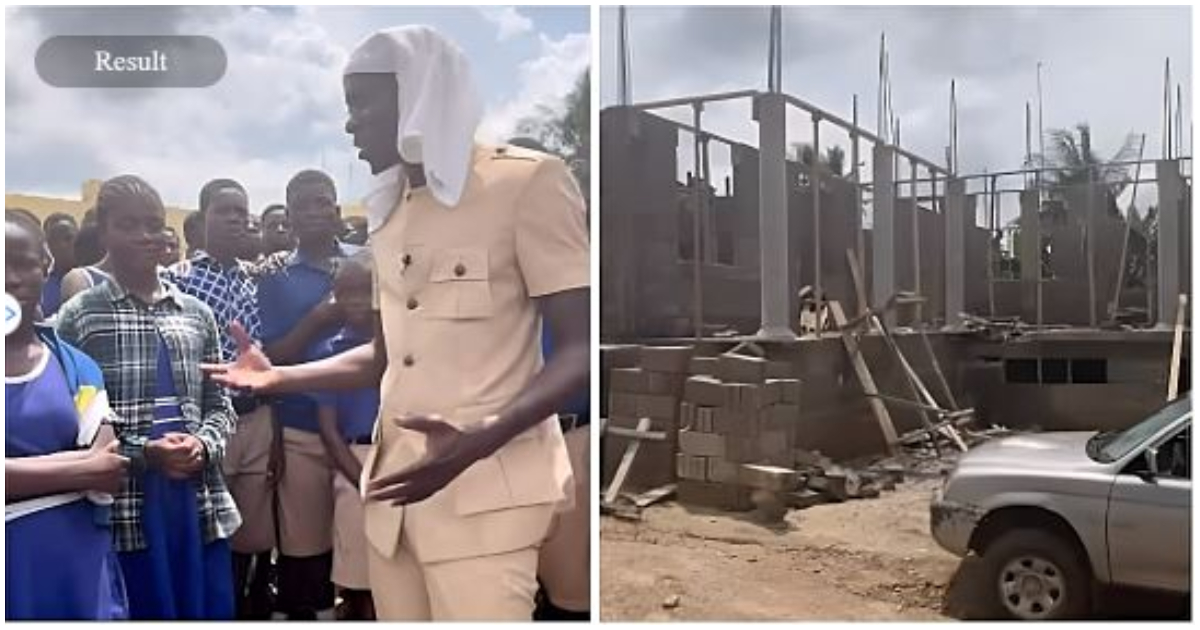 Michael Blackson builds a school in his hometown