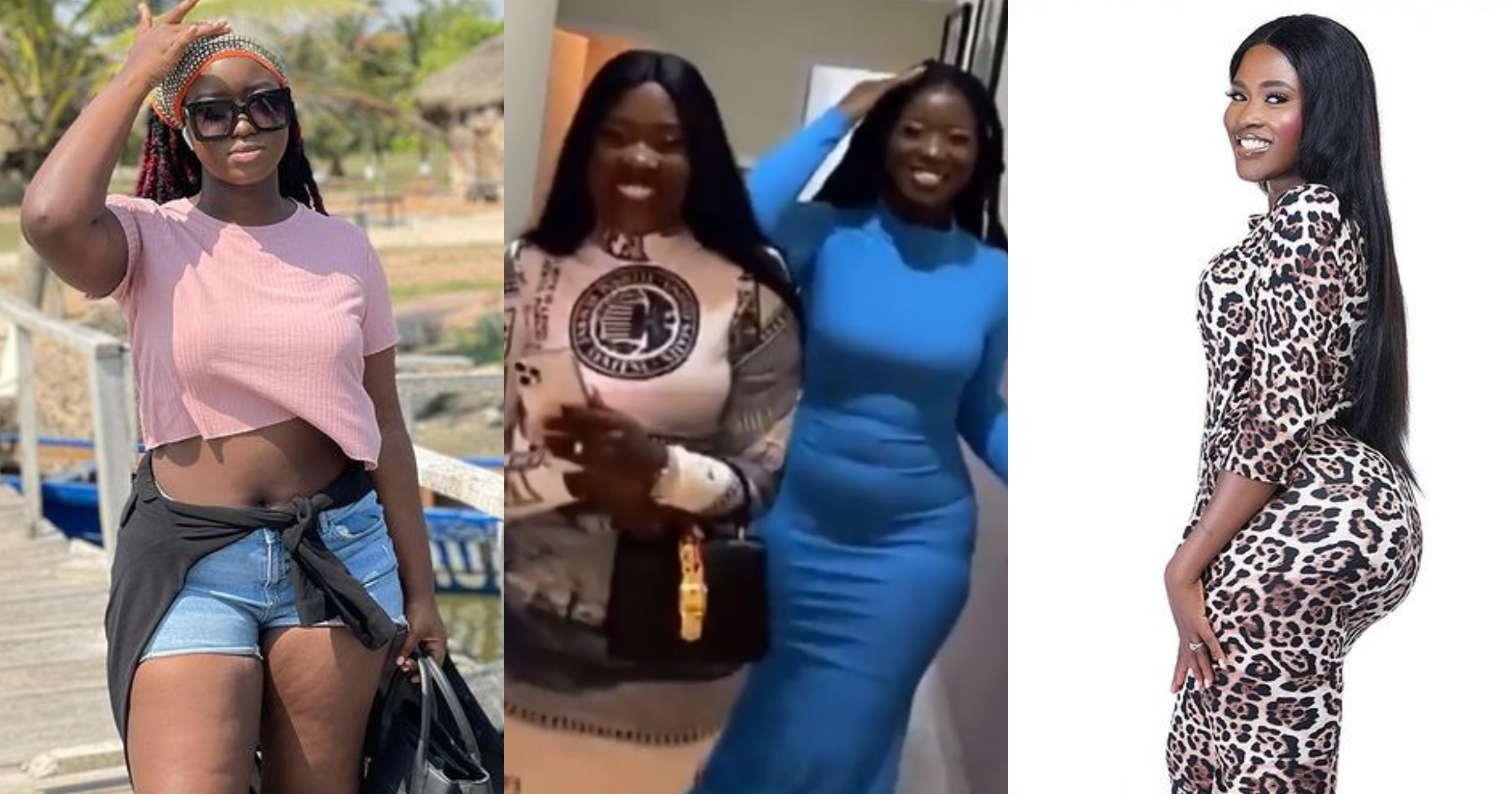 Fella Makafui chills Medikal's sister on her birthday (video)