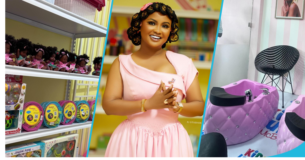 Photos and videos of Nana Ama McBrown's Kids Lounge by McBrown emerge, many gush over its beauty