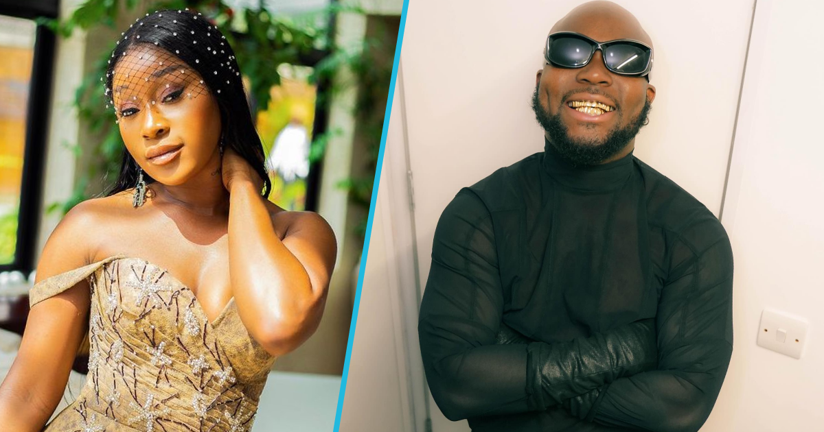 Efia Odo and King Promise carpool, show off the grills on their teeth and jam to Paris, video causes a stir