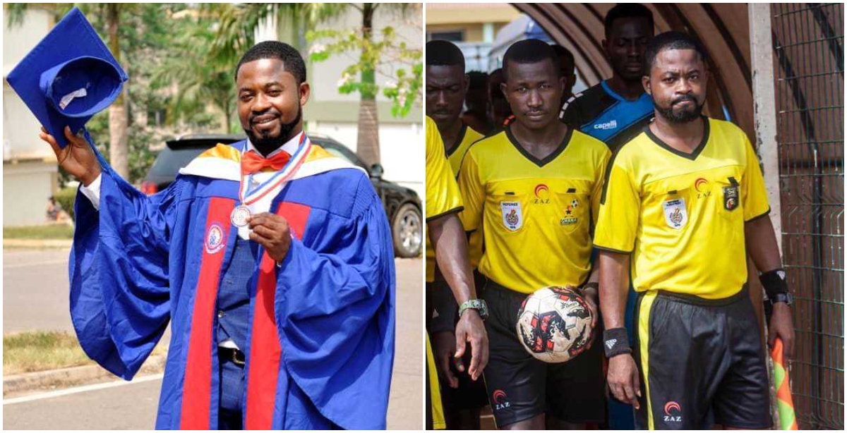 Ghanaian division one referee graduates from UEW as overall best graduating student