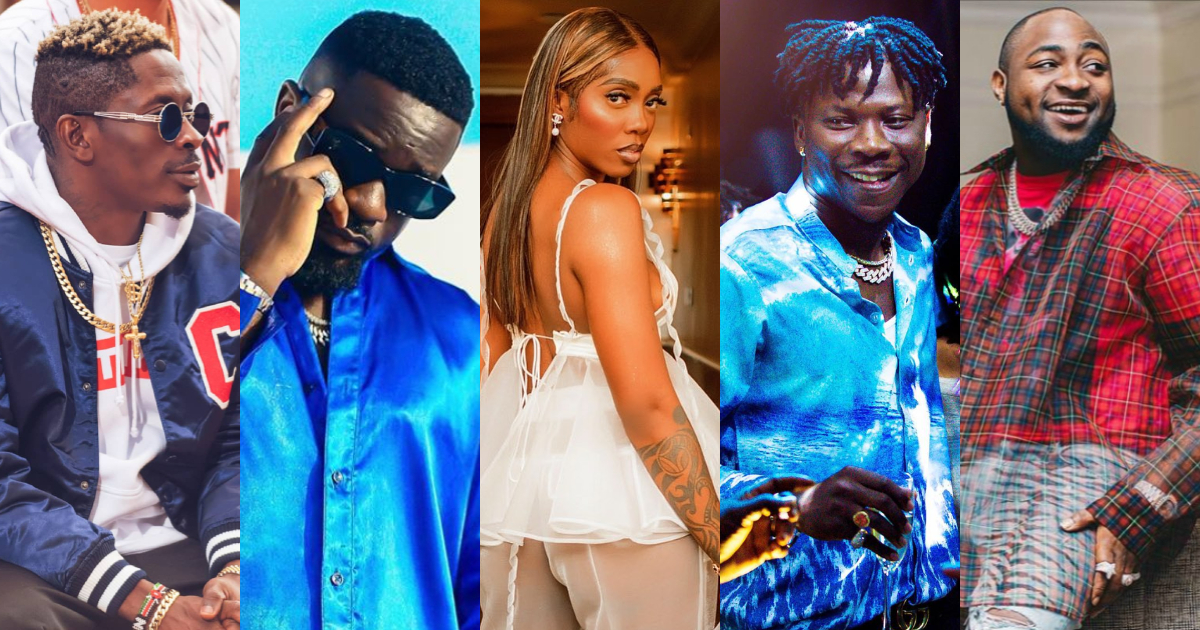 First Record Labels of Sarkodie, Davido, Shatta Wale, Olamide, Tiwa Savage, and 10 other Musicians