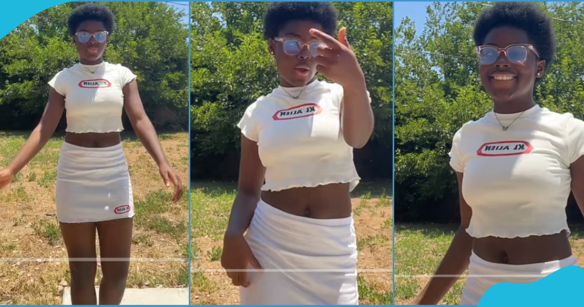 DJ Switch flaunts belly and whines waist in cute video