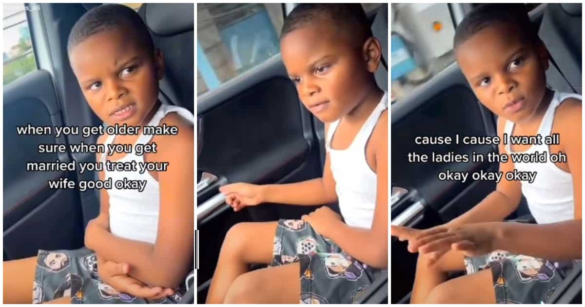 Funny kids video, boy tells mum, boy says he will never marry