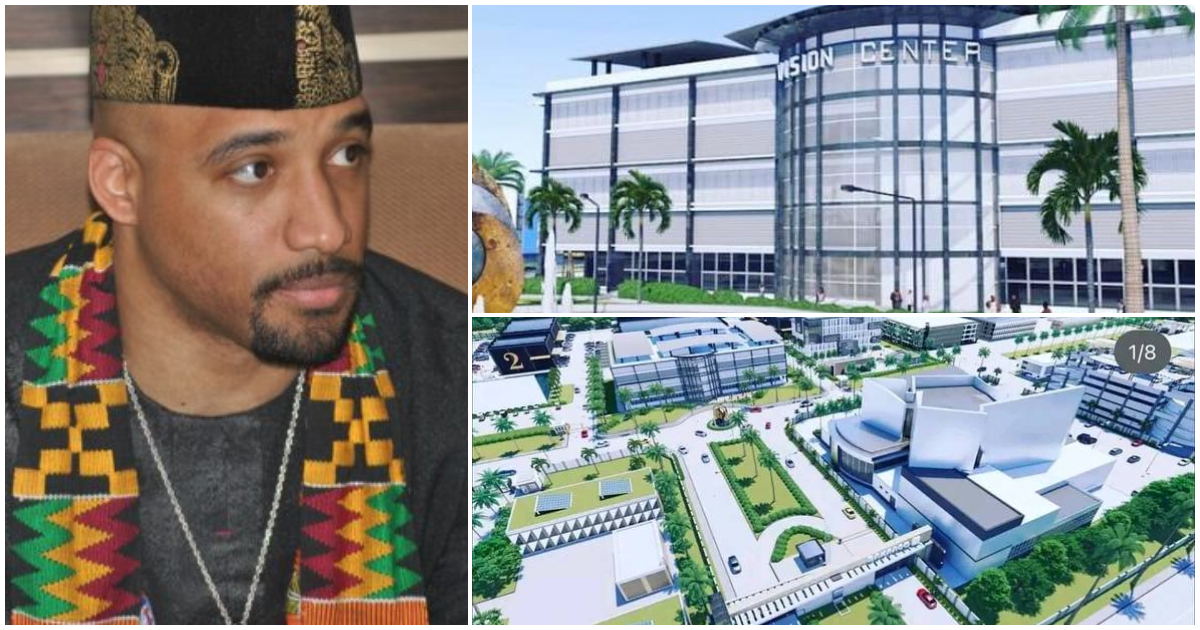 An African-American man is building a state-of-the-art film studio in Ghana