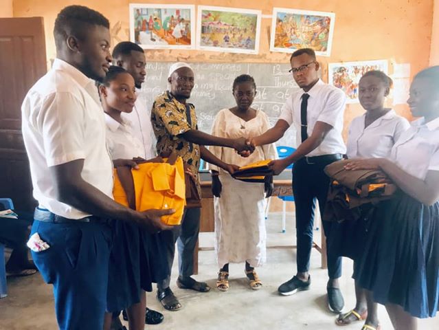 Kind teacher trainees save & donate uniforms to needy pupils in Upper East Region