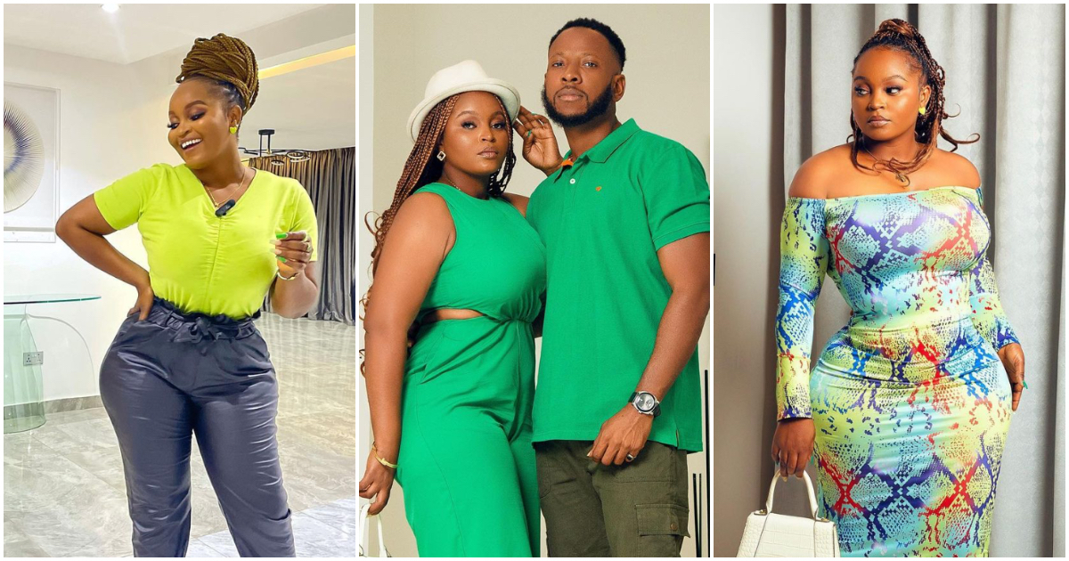 Yolo Star Aaron Adatsi's Baby Mama Poses With GH₵ 39 750 Balenciaga Bag And Other Designer Bags In New Photos